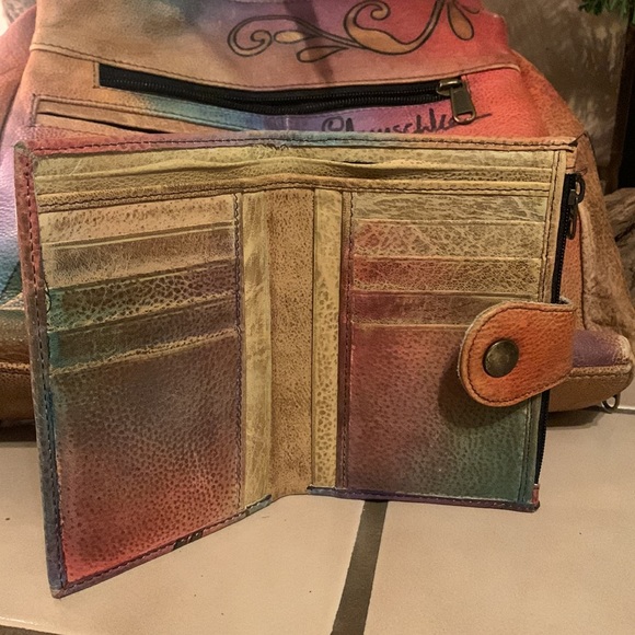 Anuschka Bag with Matching Wallet - Leather - Picture 14 of 16